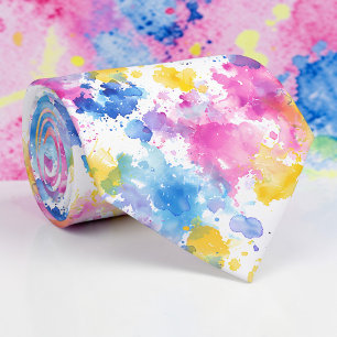 Watercolor Custom Necktie