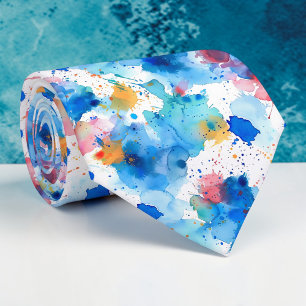 Watercolor Custom Necktie