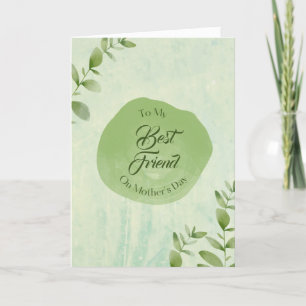 Watercolor Custom Recipient Mother's Day Card