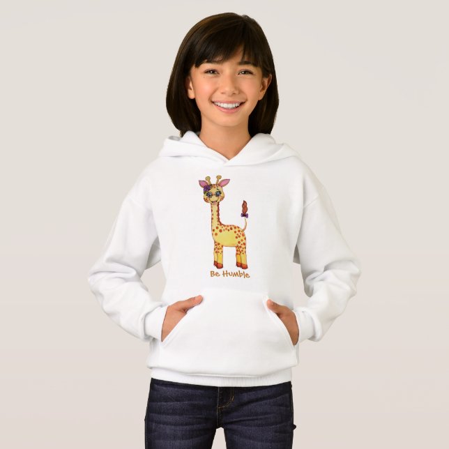 Watercolor Cute Baby Giraffe (Front Full)