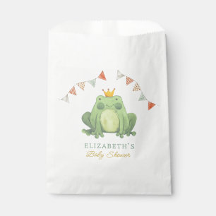 Watercolor Cute Frog Baby Shower Favour Bags