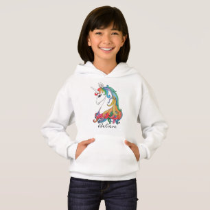 Watercolor cute rainbow unicorn