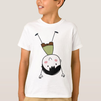 Watercolor Cute Upside down Stick Boy Beautiful T-Shirt