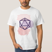 Watercolor d20 T-shirt