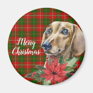Watercolor Dachshund Dog Personalised   Magnet