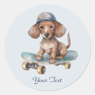 Watercolor Dachshund Sticker