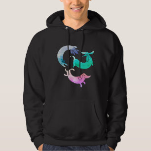 Watercolor Dachshunds Dachshunds Package Hoodie