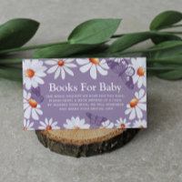 Watercolor Daisies and Butterfly Books For Baby E