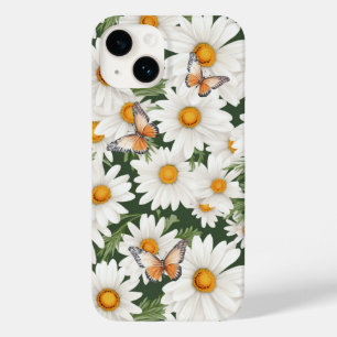 Watercolor Daisies and Monarch Butterflies Case-Mate iPhone 14 Case