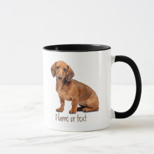 Watercolor Daschund Dog Pet  Custom  Mug