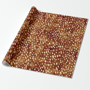 Watercolor Deer Print Wrapping Paper