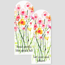 Watercolor delicate wildflowers. Thank you