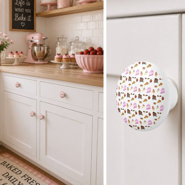 Watercolor Desserts  Ceramic Knob (Creator Uploaded)