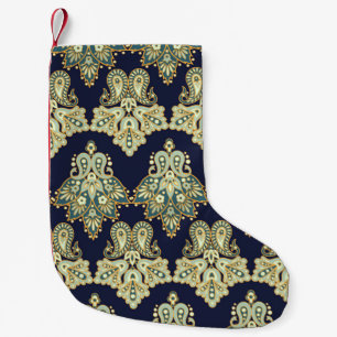 watercolor digital background pattern on textures small christmas stocking