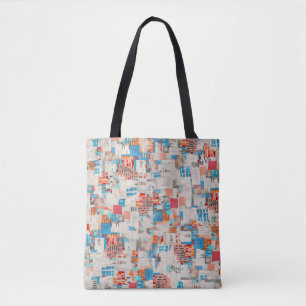 Watercolor Digital Texture Pattern Tote Bag