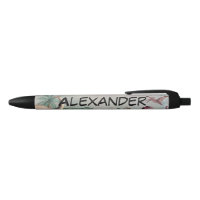 Watercolor Dinosaurs T-Rex Dinos Boys Name