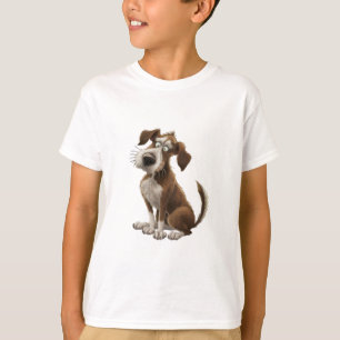 Watercolor Dog is Confused Surprised Dog T-Shirt