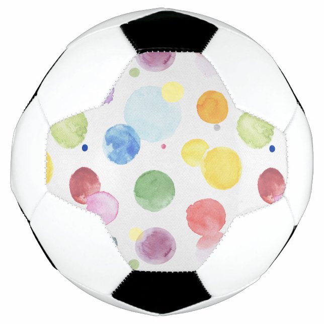 Watercolor Dots 1 Football (Front)