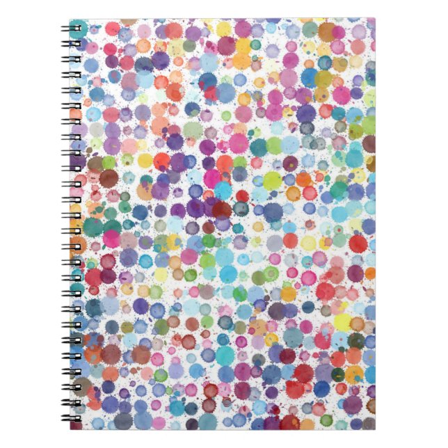 Watercolor Dots Notebook (Front)