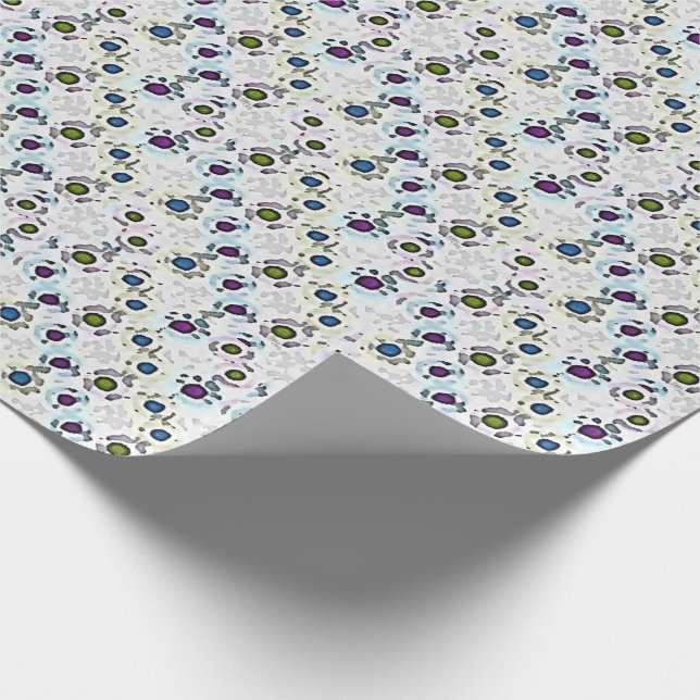 Watercolor Dots Wrapping Paper (Corner)