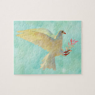 Watercolor Dove  Jigsaw Puzzle