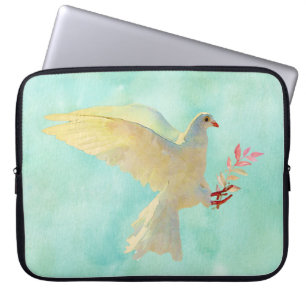 Watercolor Dove  Laptop Sleeve