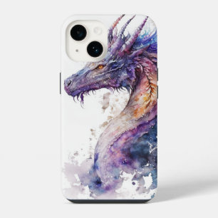 Watercolor Dragon iPhone Case
