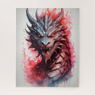 Watercolor Dragon Jigsaw Puzzle
