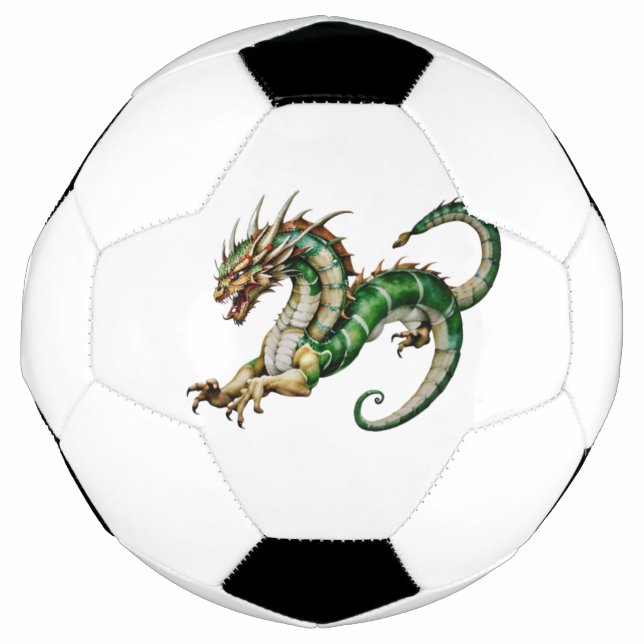 "Watercolor Dragon Majesty" Football (Front)