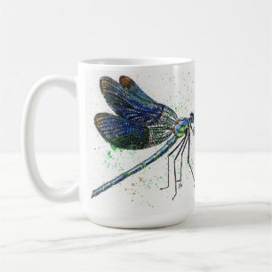 Watercolor Dragonfly Mug