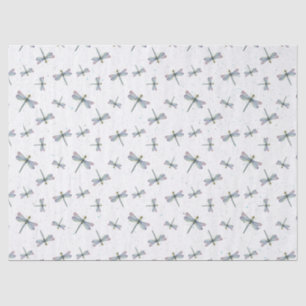 Watercolor Dragonfly Pattern Tissue Paper