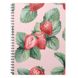 watercolor drawing on a summer theme ripe beautifu notebook