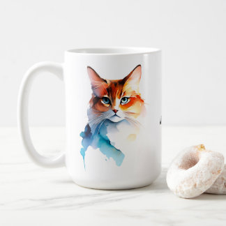 Watercolor drawings Charming cats  Coffee Mug