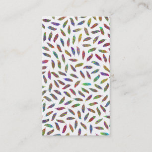 Watercolor Dream Catcher Wild Feathers Business Ca Card