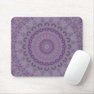 Watercolor Dream Mandala in Shades of Purple Mouse Mat