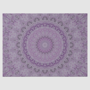 Watercolor Dream Mandala in Shades of Purple Tissue Paper