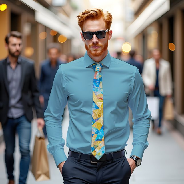 Watercolor Dreams Abstract Art Tie (Creator Uploaded)