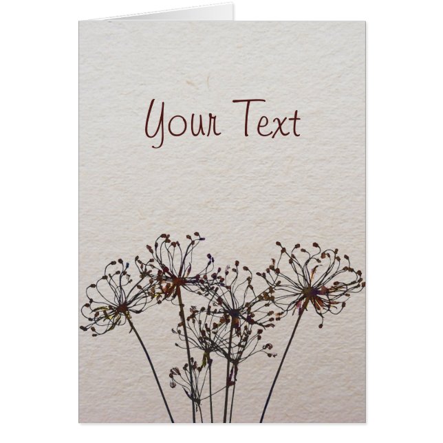 Watercolor Dried Flowers (Front)