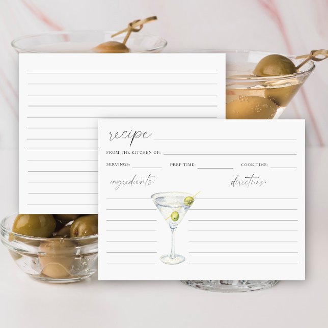watercolor dry martini Bridal recipe (Creator Uploaded)