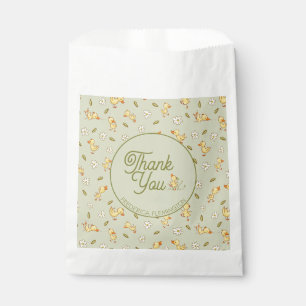 Watercolor Duckling Thank You Personalised Favour Bags