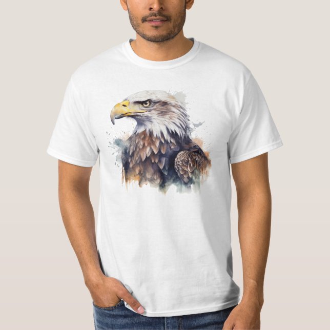 Watercolor Eagle T-Shirt (Front)
