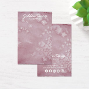 Watercolor Earring Necklace Jewellery Display Card