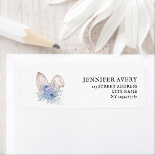 Watercolor Easter Bunny Ears