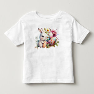 Watercolor Easter Bunny Toddler T-Shirt