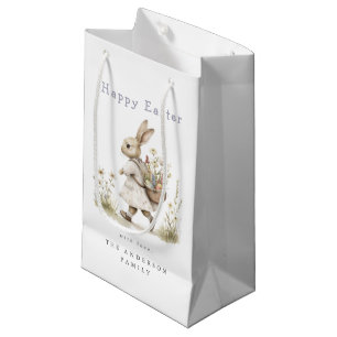 Watercolor Easter Egg Hunt Small Gift Bag