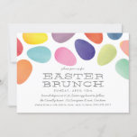 Watercolor Easter Eggs Brunch Invitation<br><div class="desc">Invite your guests to your Easter celebration with a colorful invitation featuring a collection of watercolor painted eggs in fresh spring colors. Personalize with all of the party details to make it totally your own for a celebration your family and friends wont soon forget.</div>