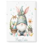 Watercolor Easter Gnome Personalised