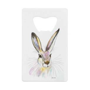 Watercolor Easter Hare Rabbit Animal Rustic Cute
