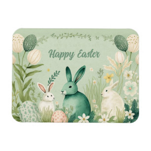 Watercolor Easter illustration Magnet