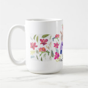 Watercolor Easter rabbyt and egg Coffee Mug